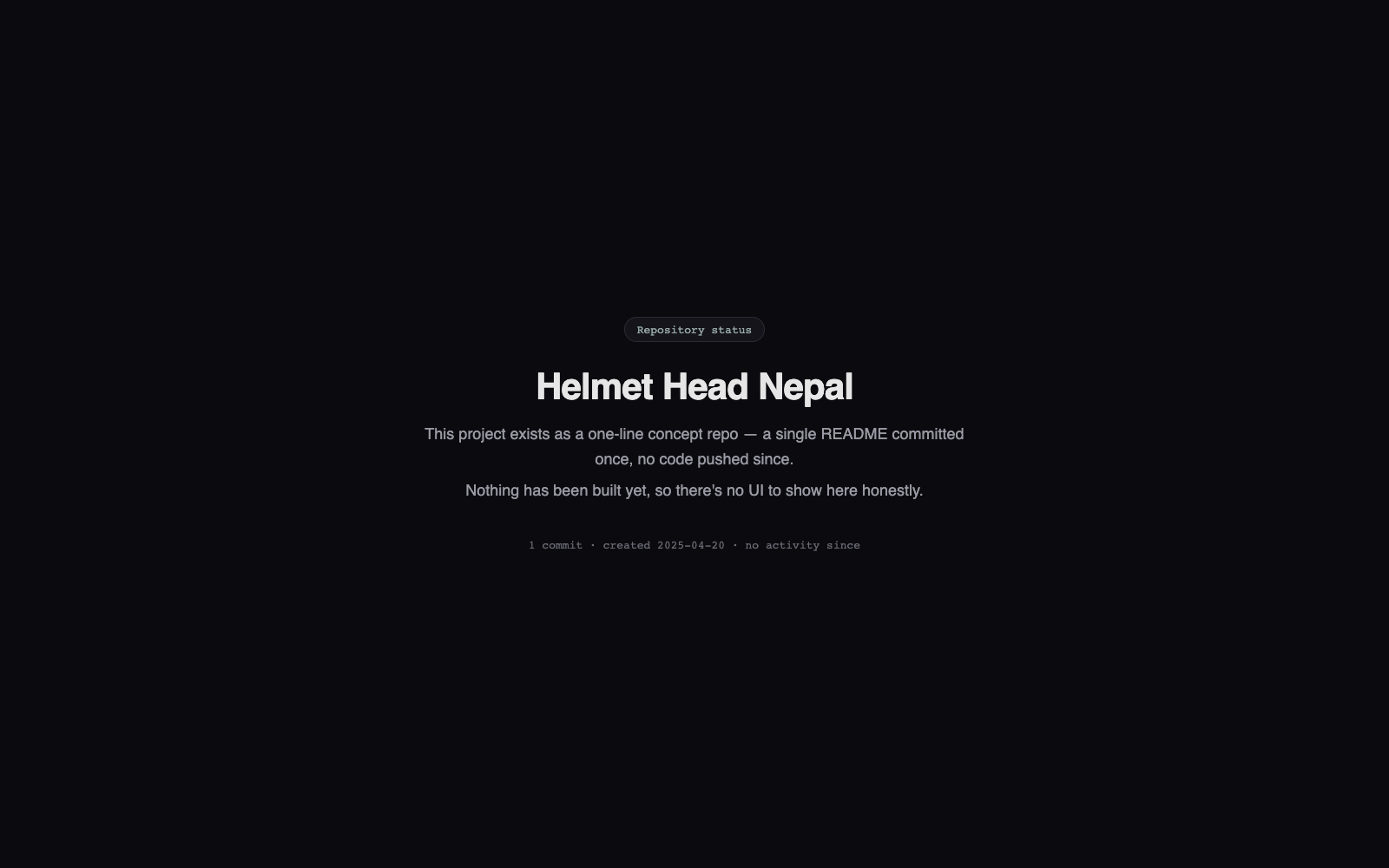 Helmet Head Nepal